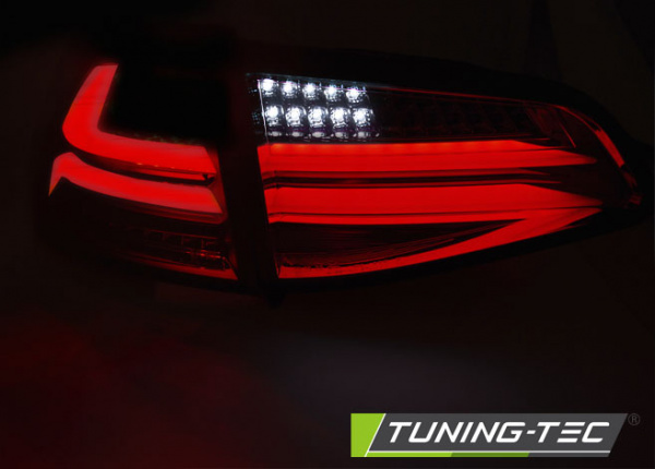 Voll LED Lightbar Design Rückleuchten für VW Golf 7 (VII) 13-17 rot/rauch
